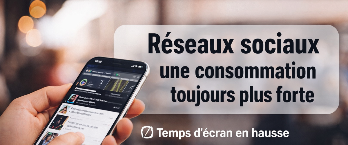 Réseaux sociaux une consommation toujours plus forte