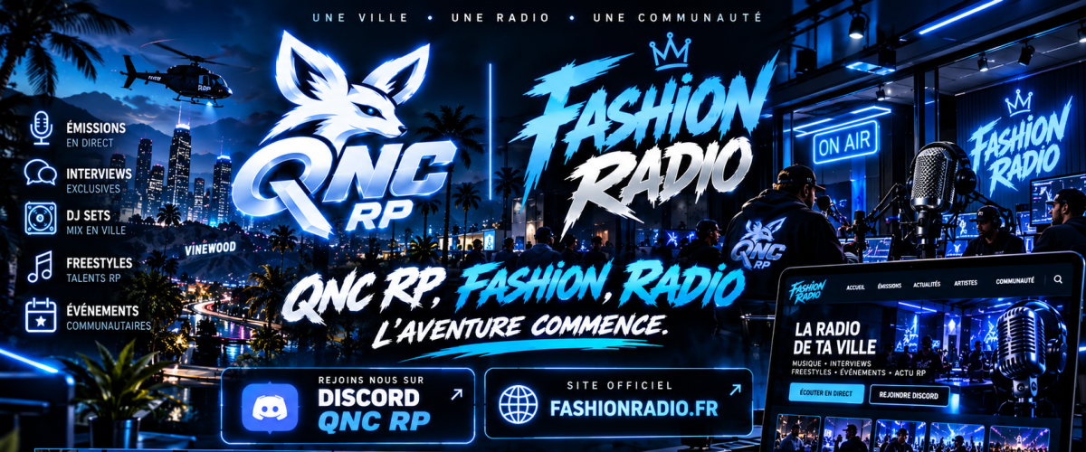 Qnc RP X fashion radio 